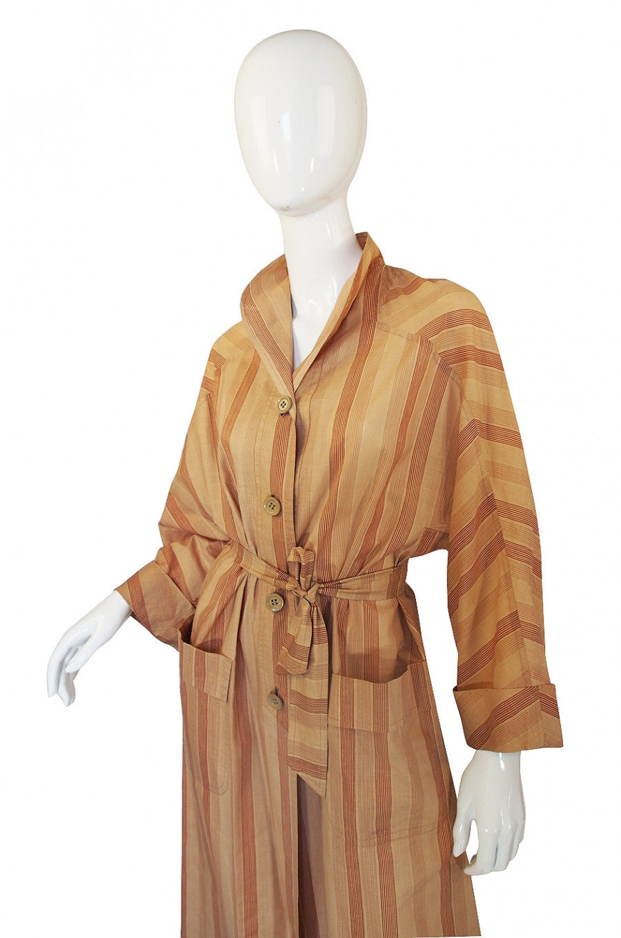 1973 Valentino Wrap Stripe Top