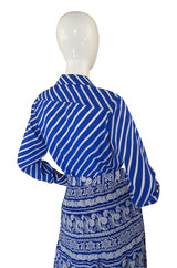 1970s Silk Chloe Maxi Skirt & Top