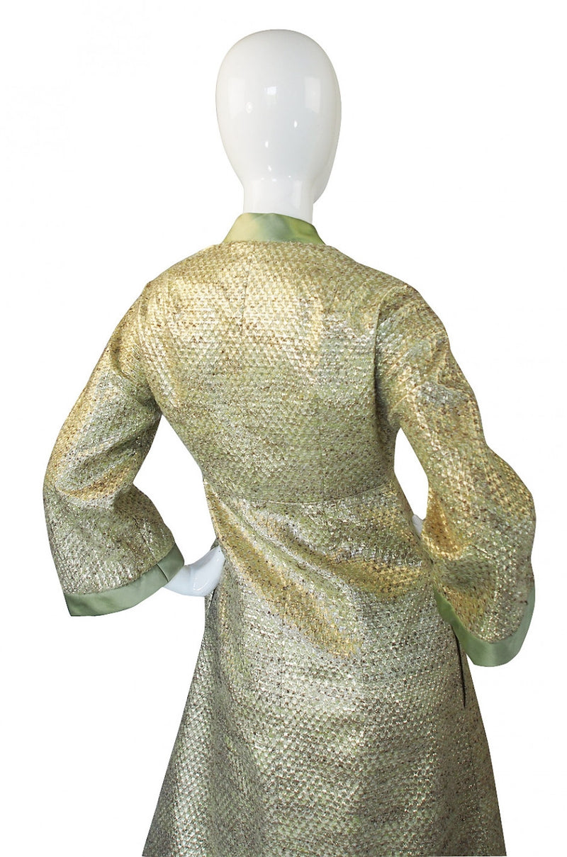 1960s Dynasty Gold Hostess Gown