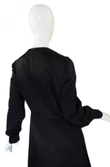 1960s Andre Laug Slipper Satin Dress