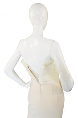 Spring 2008 Giambattista Valli Strapless Ivory Fitted Dress