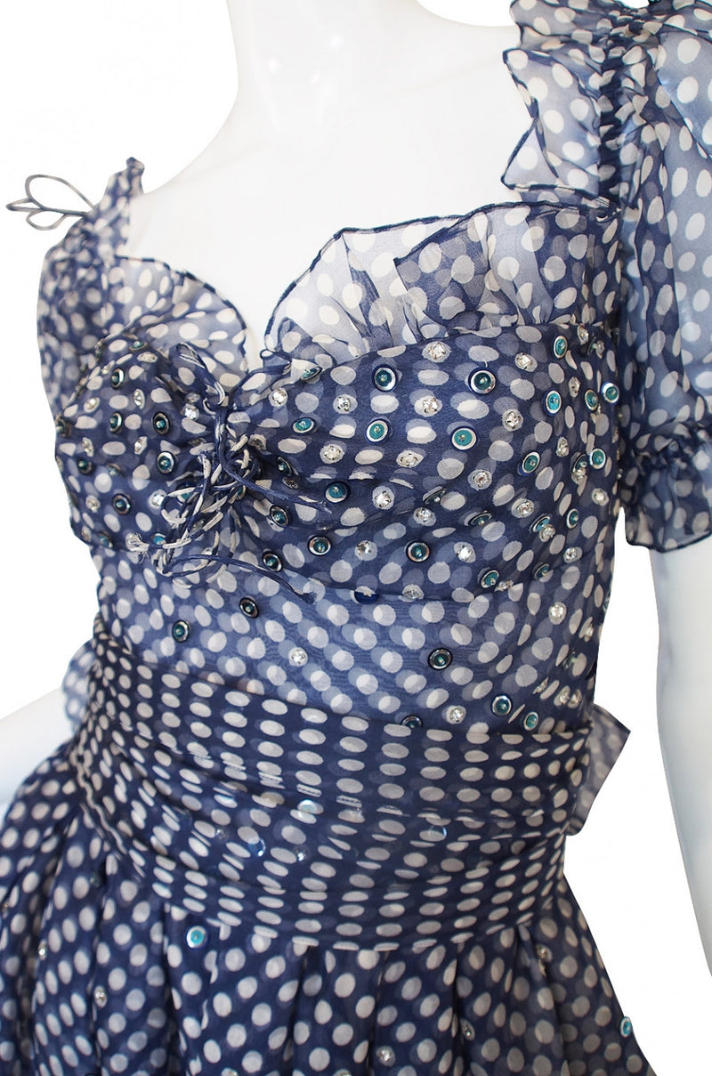 1970s Nina Ricci Haute Boutique Gown