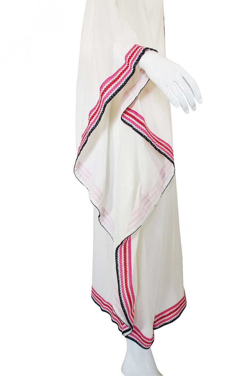 1970s Ungaro Cotton Beach Caftan
