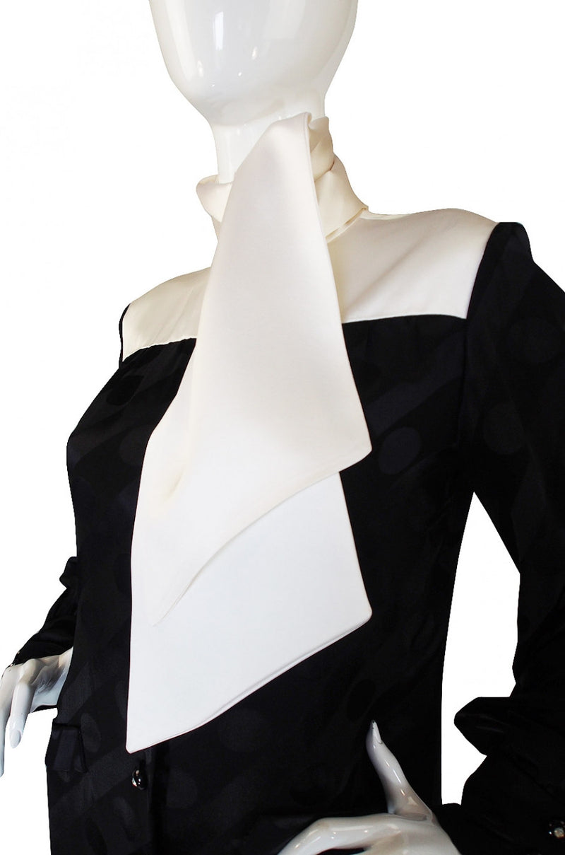 1960s Baroco Silk Demi-Couture Dress