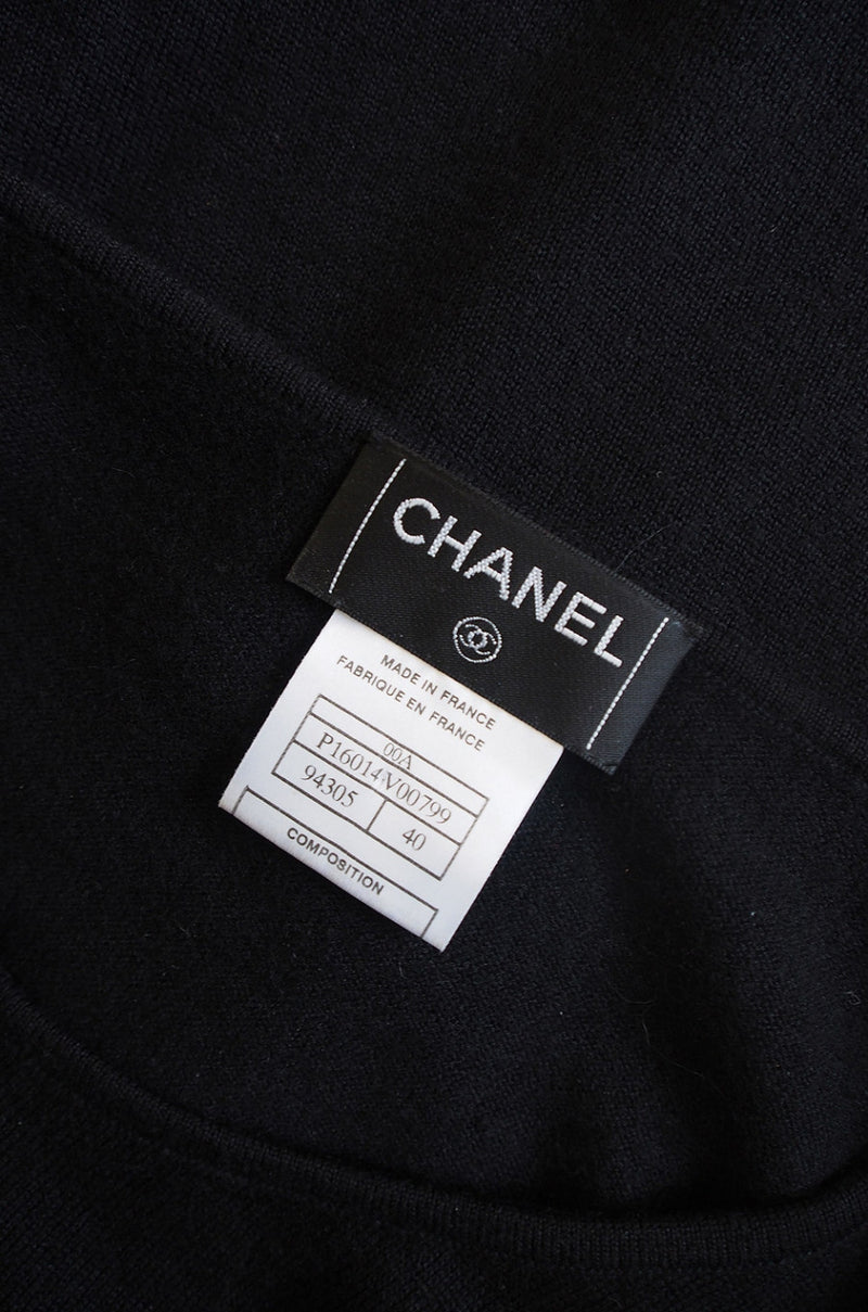 CHANEL, Sweaters, Vintage Chanel Cashmere V Neck Sweater