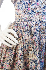 1950s Suzy Perette Spring Silk Dress