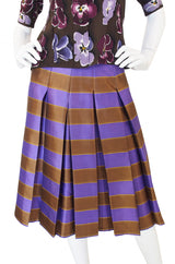 Recent Prada Silk Top & Skirt Set
