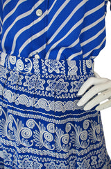 1970s Silk Chloe Maxi Skirt & Top