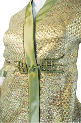1960s Dynasty Gold Hostess Gown