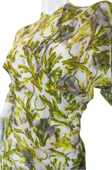 1940s Dorothy OHara Pin Up Silky Rayon Dress