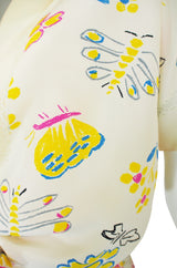 1970s Rare 4 Piece Print Chloe Set