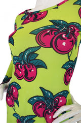 1970s Betsey Johnson Alley Cat Cherry Dress