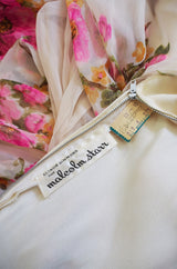 1960s Silk Chiffon Beaded Malcolm Starr