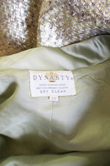 1960s Dynasty Gold Hostess Gown