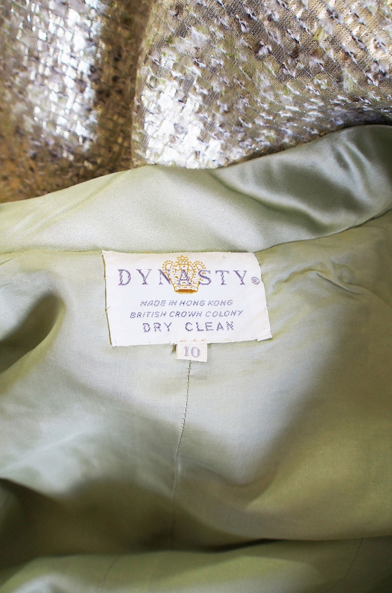 1960s Dynasty Gold Hostess Gown