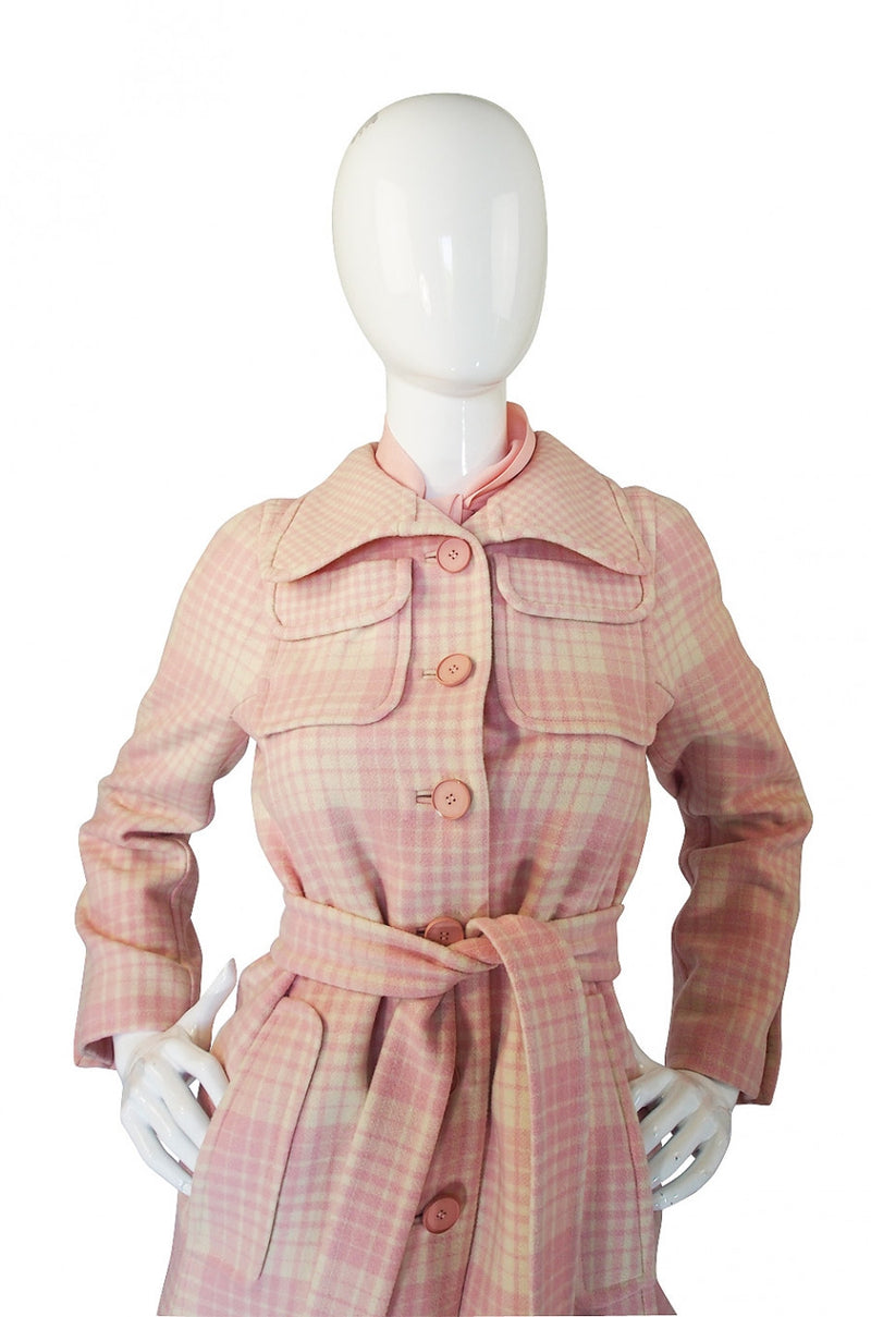 1960s Ungaro Pink Dress & Coat
