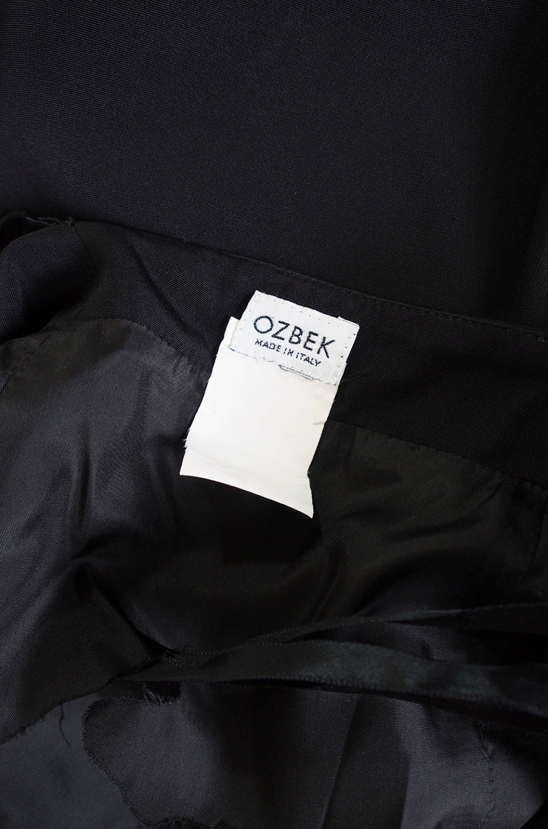 1990s Corset Back Ozbek Dress