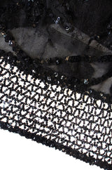 1920s Incredible Lace Bead & Sequin Gown