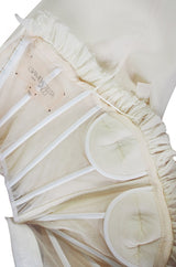 Spring 2008 Giambattista Valli Strapless Ivory Fitted Dress
