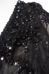 1920s Incredible Lace Bead & Sequin Gown