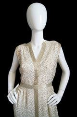 1960s Glam Beaded Malcolm Starr Gown