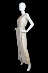 1960s Glam Beaded Malcolm Starr Gown