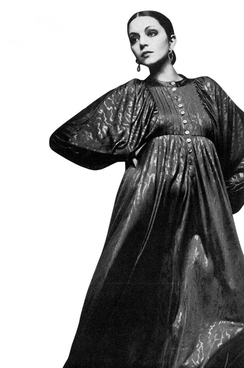 1971 Documented Jean Muir Gown