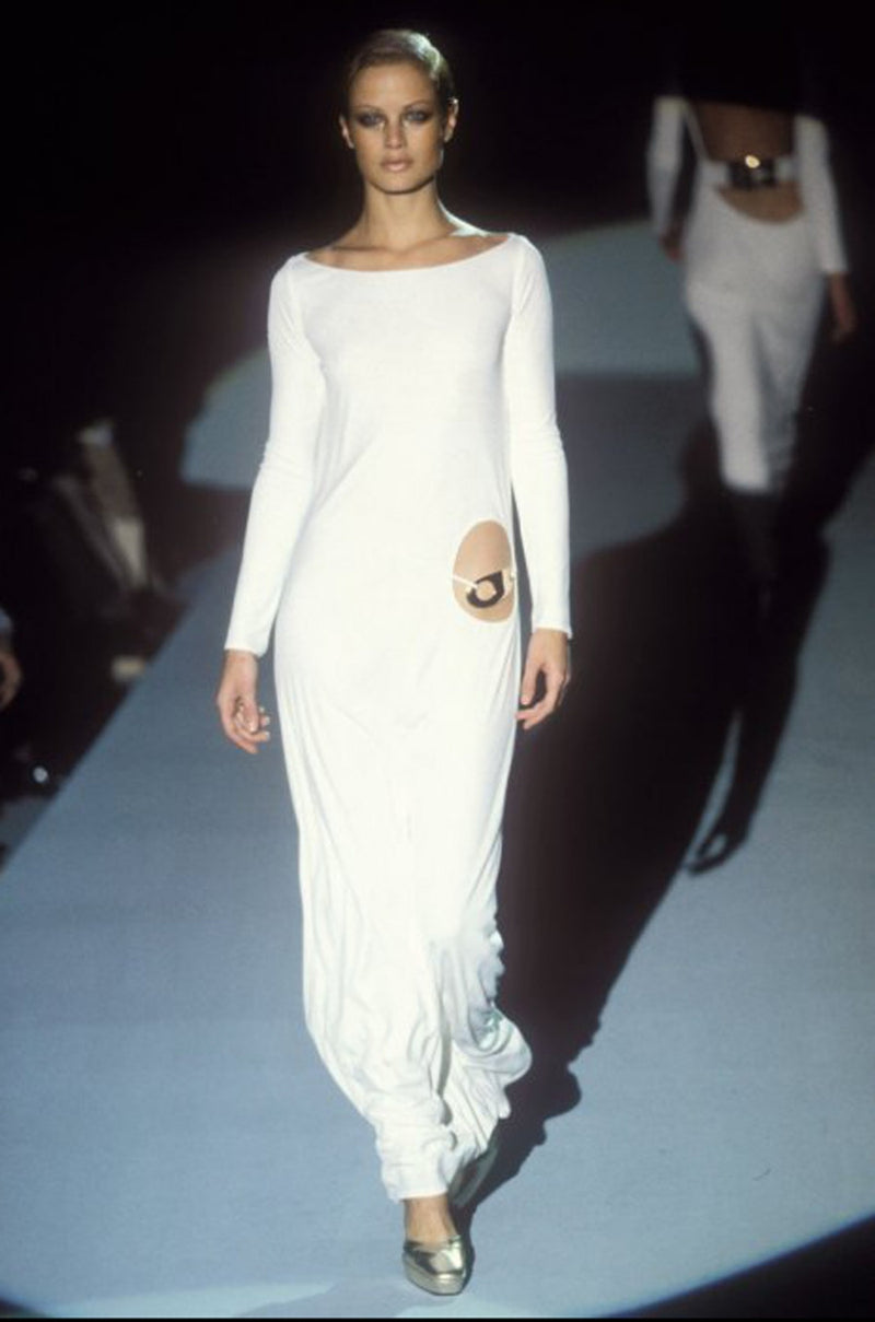 Documented F/W 1996 Tom Ford for Gucci KeyHole Gown