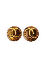 Rare CHANEL Lucite Earrings 1980s