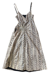 Spring 2013 Valentino Runway Look 33 Natural Snakeskin Slip Dress