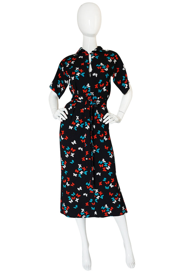 Well Documented 1978 Yves Saint Laurent Butterfly Dress