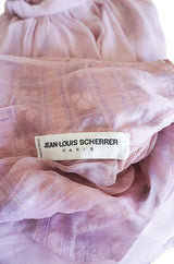 c.1977 Lesage Beaded Haute Couture Jean-Louis Scherrer Gown