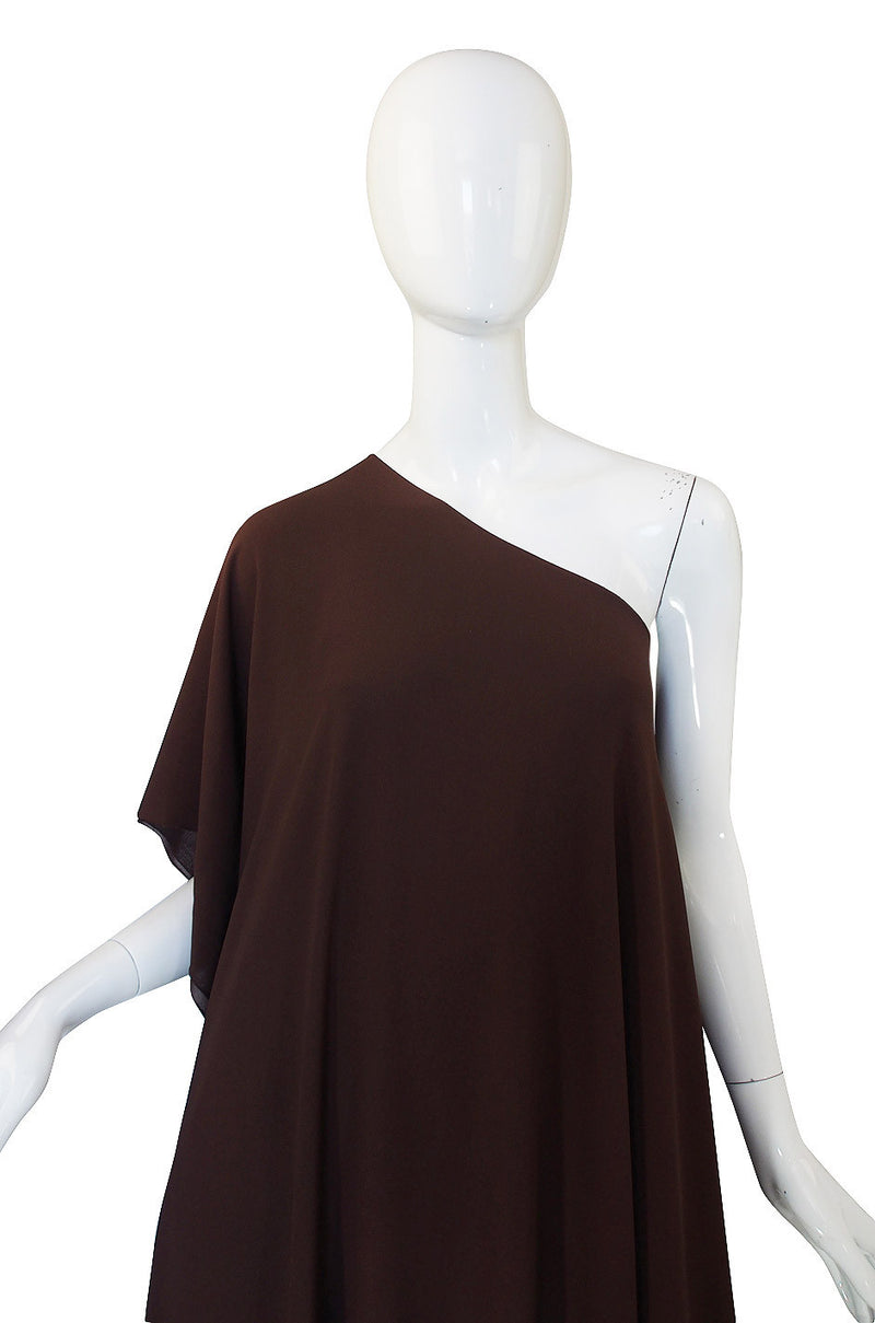 Rare 1970s Silk Grecian Jacqueline de Ribes Gown