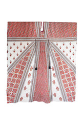 1960s Amazing & Beautiful Printed Indian Cotton Caftan