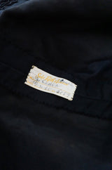 Dated 1960 Sophie Gimbel Attr Saks 5th Ave Soutache & Silk Dress