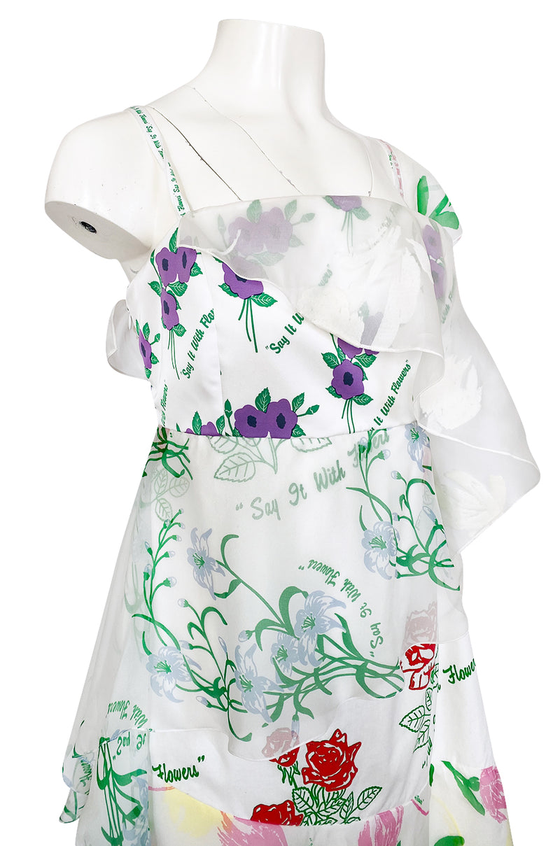 Resort 2018 Rosie Assoulin "Say It With Flowers" Printed Floral Dress