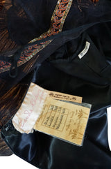 A/W 1981 Zandra Rhodes "Elizabethan Collection" Lame Gown