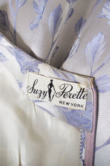 1950s Silvered Lavender Suzy Perette Dress