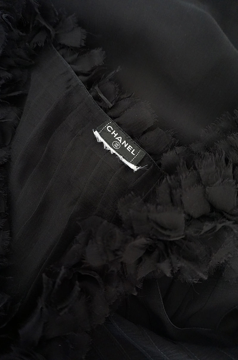 F/W 2006 Chanel Runway Semi-Sheer Silk Baby Doll Dress