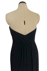 Spring 1998 Valentino Haute Couture Strapless Dress w Elaborately Beaded & Sequin Skirt