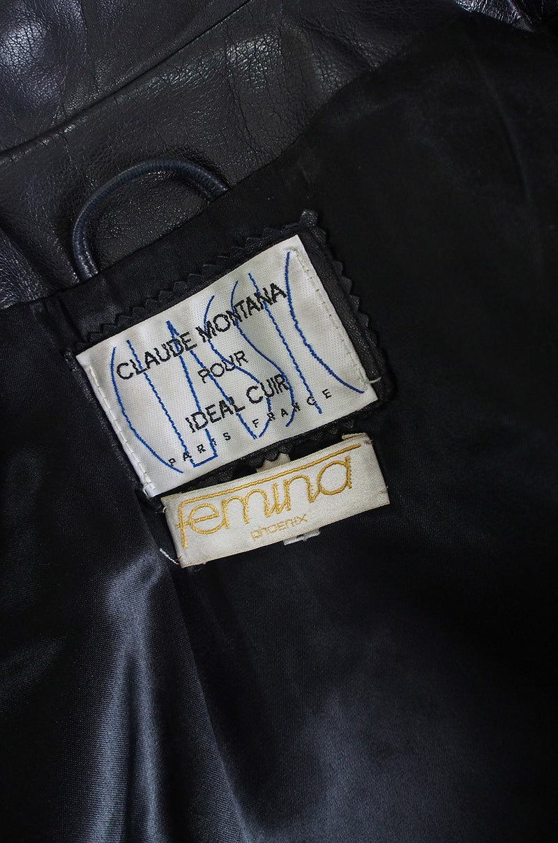 1979 Claude Montana Fringed Leather Jacket – Shrimpton Couture
