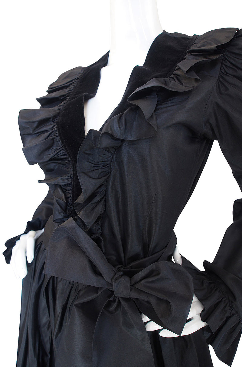 1978 Important Silk Taffeta Yves Saint Laurent Set