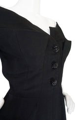 Exceptional 1950s Haute Couture Maggy Rouff Dress