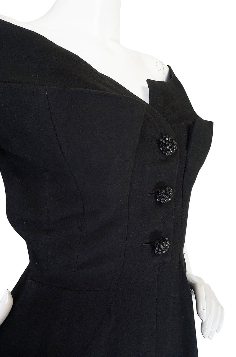 Exceptional 1950s Haute Couture Maggy Rouff Dress