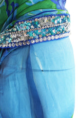 Rare 1960s Emilio Pucci Couture Beaded Jumpsuit