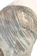 F/W 1995-96 Giorgio Armani Couture Fully Beaded Runway Dress