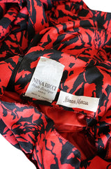 1980s Nina Ricci Demi-Couture "Haute Boutique" Silk Dress