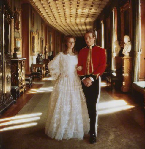 1972-73 Zandra Rhodes Seashell Silk Chiffon Dress