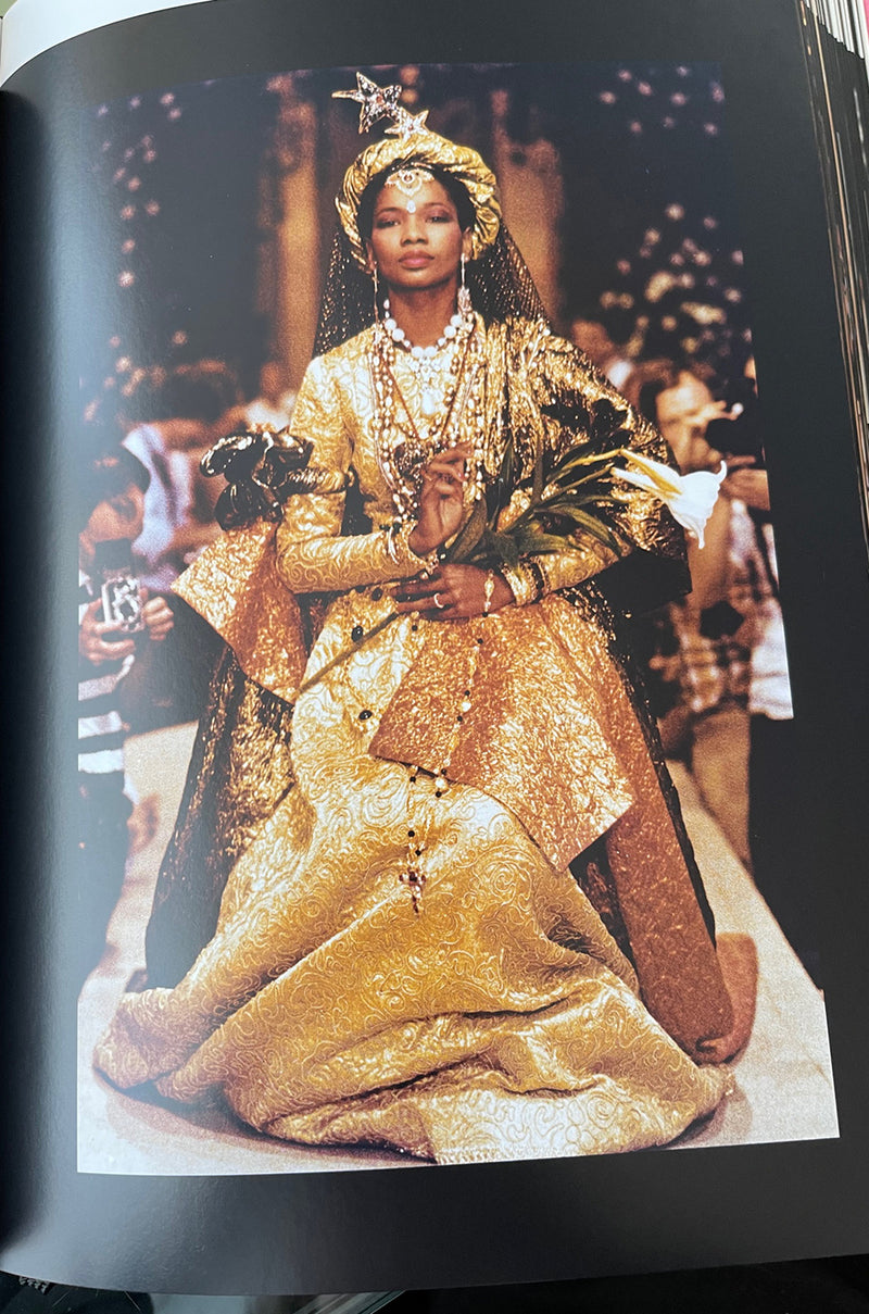 Fall 1977 or Fall 1980 Ady Couture Lausanne Yves Saint Laurent Haute Couture Copy Gold Metallic Thread Jacket