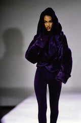 Fall 1991 Alaia Oversized Chenille Sweater Jacket